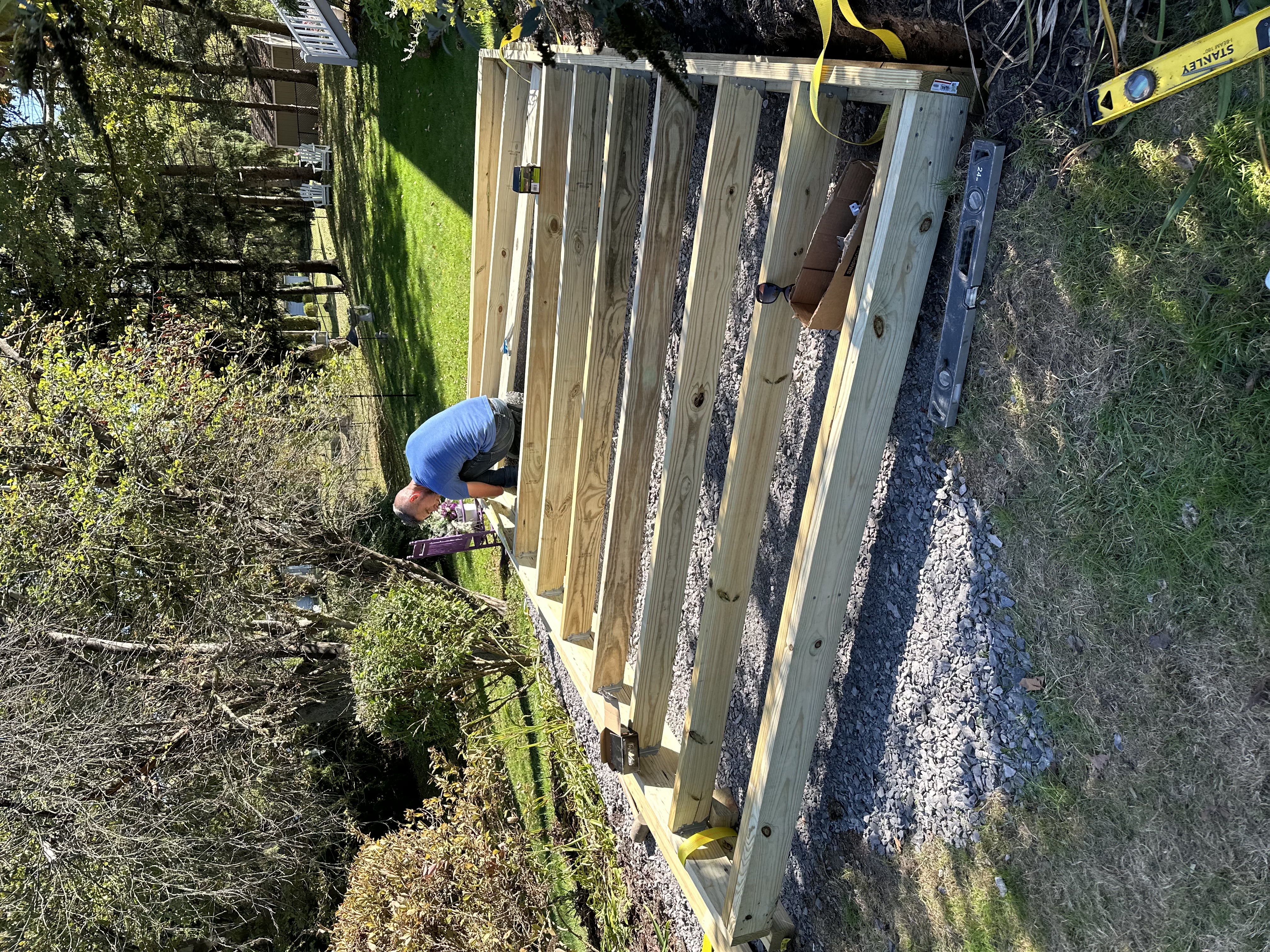 2025 shed project build photo 1